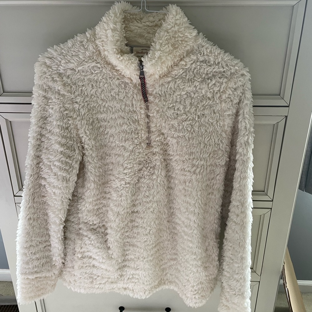 Costco white Sherpa